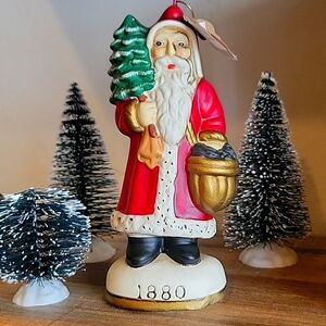 Vintage 1983 ornament of 1880 Santa